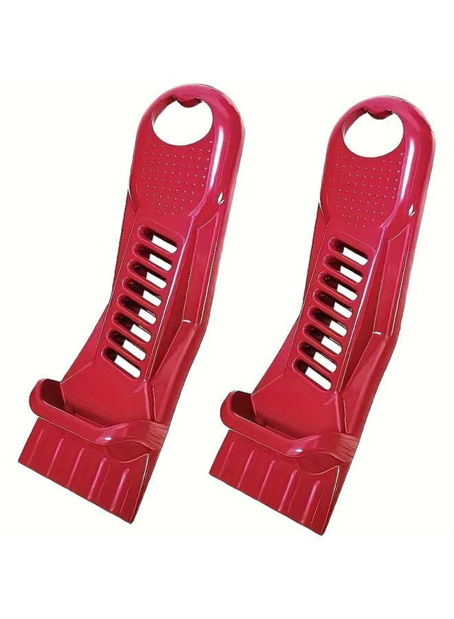 2 Pack Heavy Duty Metal Drywall Panel Lifter Edge Trimmer Tool Ergonomic Red Handle - Image 2