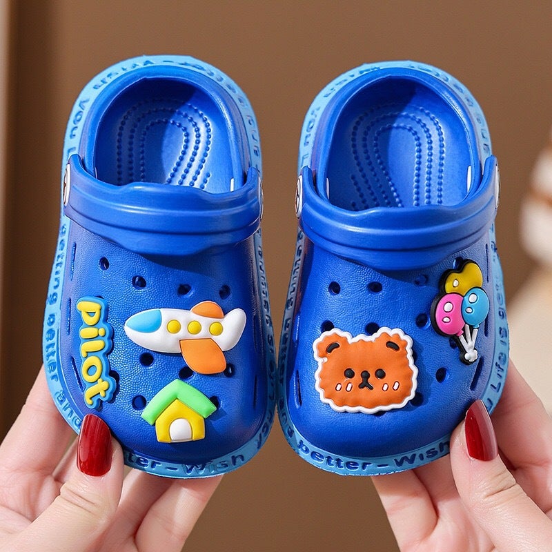 Eva Children'S Slippers Summer Indoor Non-Slip Factory Soft Baby Boys' Hole Shoes Closed Toe Baby Girls' Sandals - Image 5