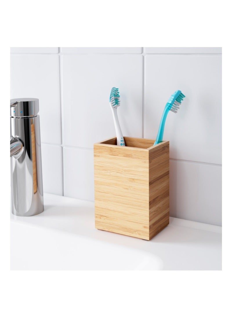 Dragan Toothbrush Holder – Bamboo | Natural Bathroom Accessory - Image 2