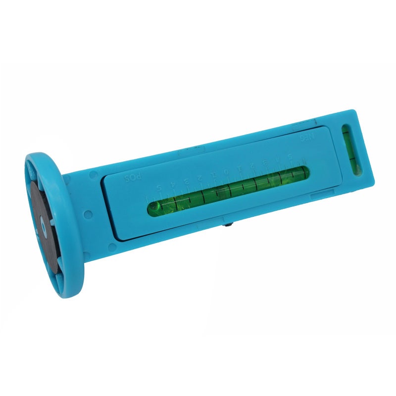 Adjustable Magnetic Gauge Tool: Blue, -5 To 5 Degrees Leveling Adjustment - Easy To Read & Operate, Magnetic Camber Castor Strut Wheel For Wheel Hub Brake Disc Alignment Checking - Image 4