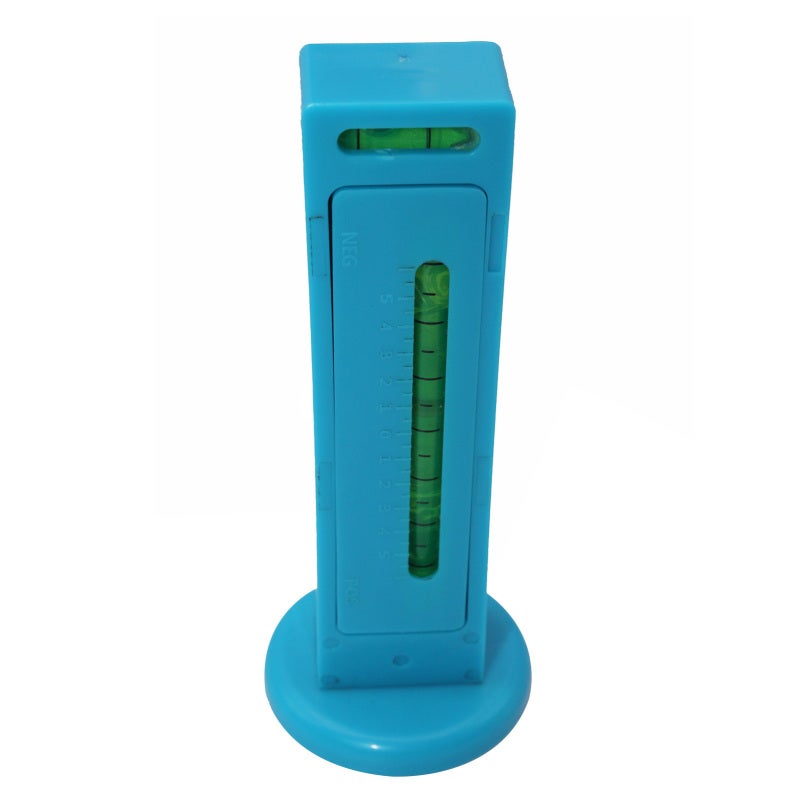 Adjustable Magnetic Gauge Tool: Blue, -5 To 5 Degrees Leveling Adjustment - Easy To Read & Operate, Magnetic Camber Castor Strut Wheel For Wheel Hub Brake Disc Alignment Checking - Image 1