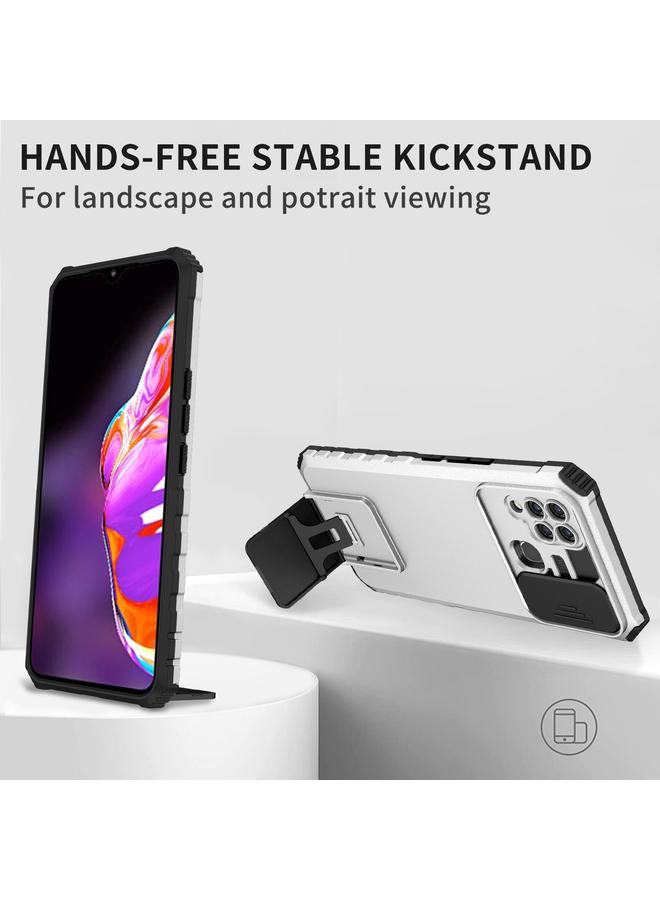 إيروريكس جراب لهاتف Infinix Hot 10s مع حامل مجسم وغطاء منزلق للكاميرا - Image 5