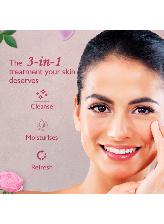 Dabur دابور جلاباري منظف وجه ببتلات الورد - 400 مل (100 مل*4) | منظف لطيف لجميع أنواع البشرة | بشرة نظيفة ومتوازنة ومُرطبة - Image 5
