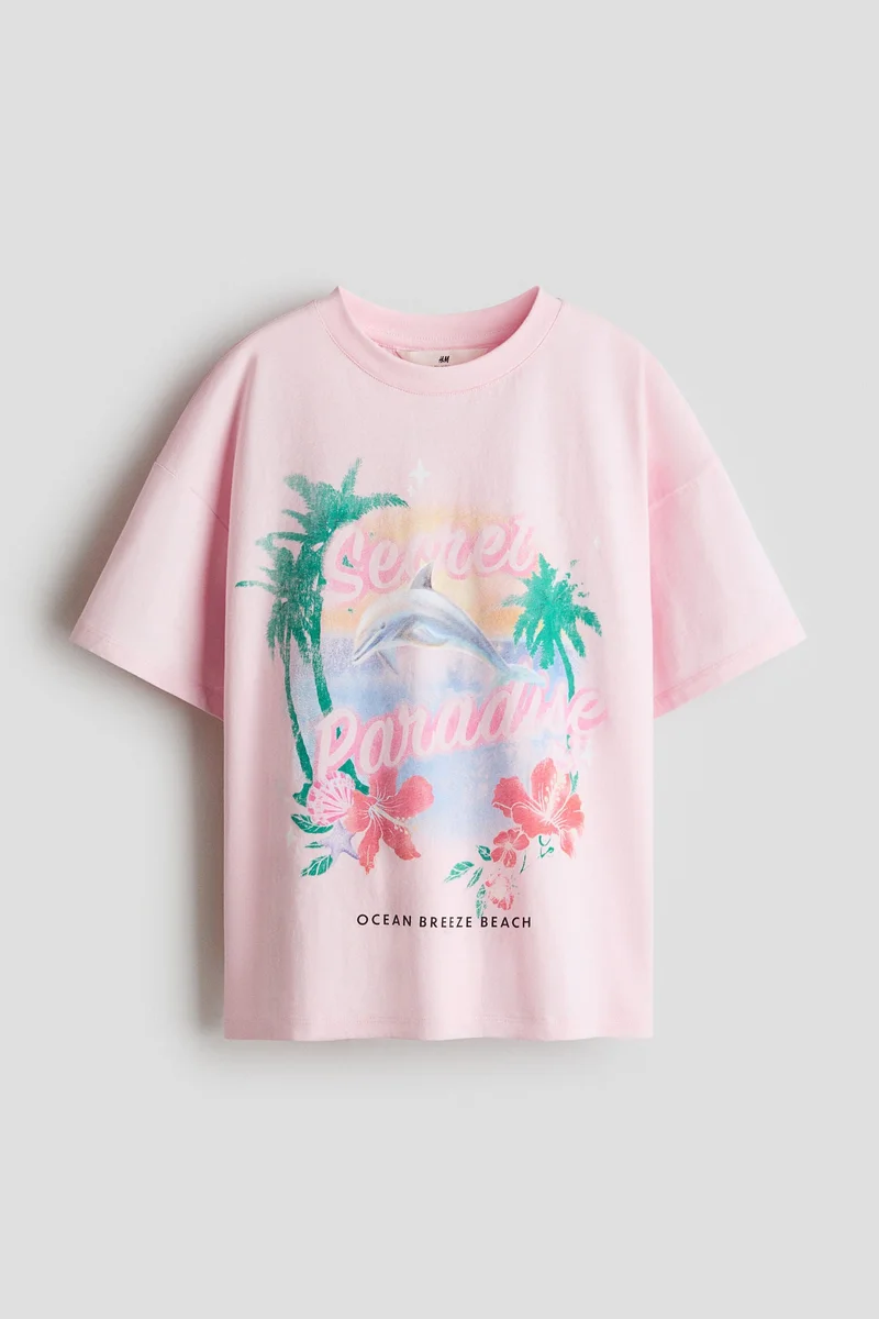 H&M Oversized cotton T-shirt