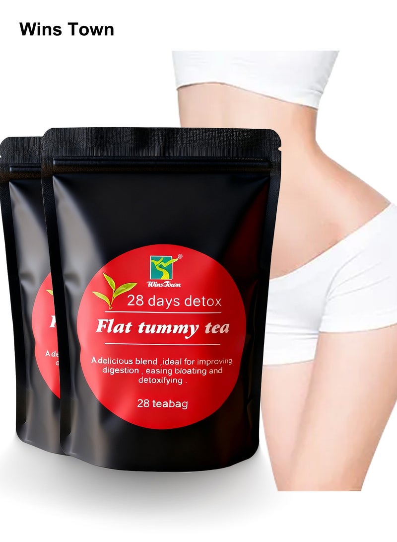 Winstown 28-Day Organic Weight Loss Tea: Promotes Fat Digestion And Absorption, Aids Bowel Movement, Supports Stomach Health, Helps Digestion, Reduces Accumulation of Abdominal Fat - Image 2