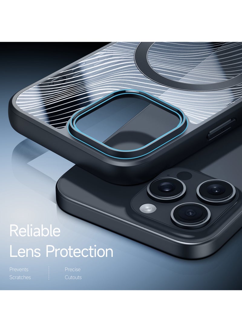 DUX DUCIS - DUX DUCIS Aimo Series Cover for the iPhone 16 Pro Max mobile phone, compatible with MagSafe, a slim, transparent matte cover made of TPU, polycarbonate, polypropylene, silicone - Black - Image 1