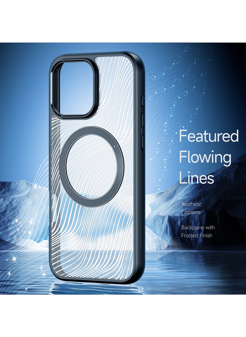 DUX DUCIS - DUX DUCIS Aimo Series Cover for the iPhone 16 Pro Max mobile phone, compatible with MagSafe, a slim, transparent matte cover made of TPU, polycarbonate, polypropylene, silicone - Black - Image 1