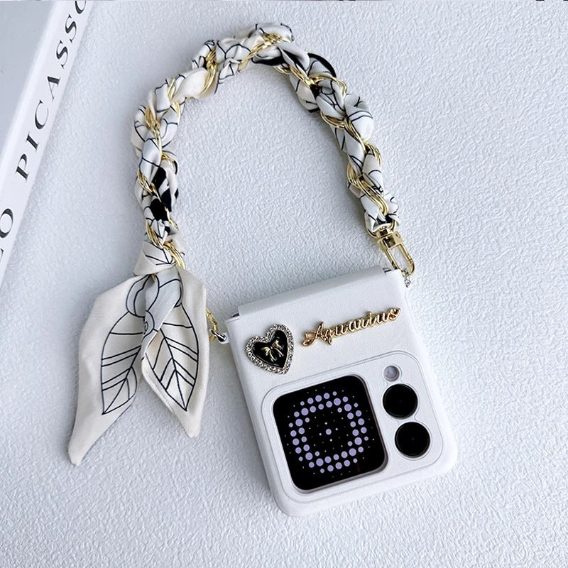 Hanging Wrist High-End Woven Short Mobile Phone Chain Shell Chain Mobile Phone Lanyard Mobile Phone Lanyard New Leopard Ornaments - Image 3