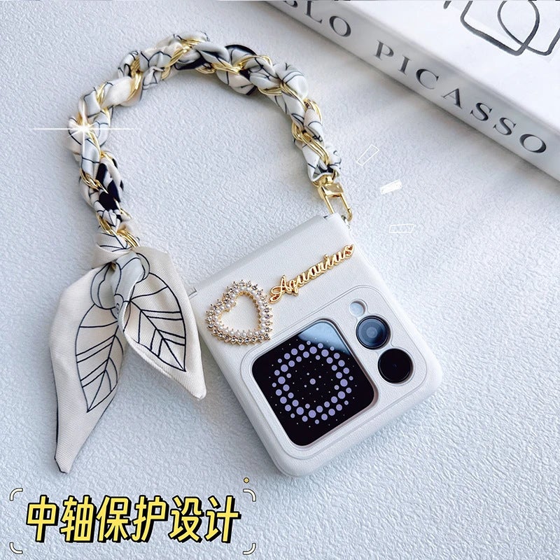 Hanging Wrist High-End Woven Short Mobile Phone Chain Shell Chain Mobile Phone Lanyard Mobile Phone Lanyard New Leopard Ornaments - Image 2
