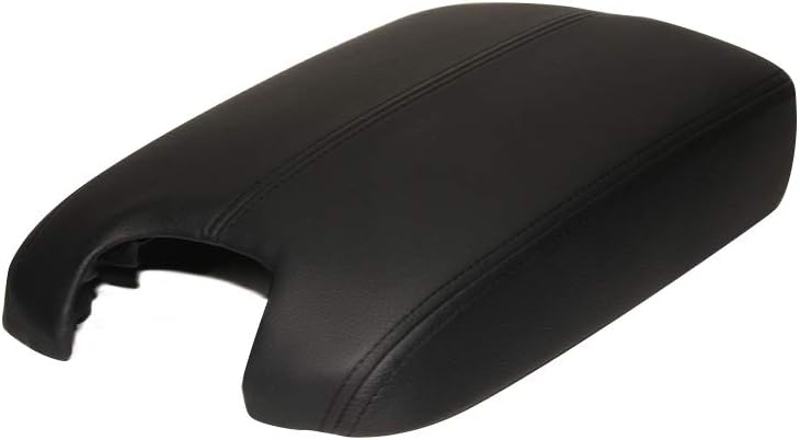 A ABIGAIL Center Console Armrest Cover for 2008 2009 2010 2011 2012 Honda Accord Auto Leather Suture Console Lid Cover Replacement (Black) General need oriented design - Image 1