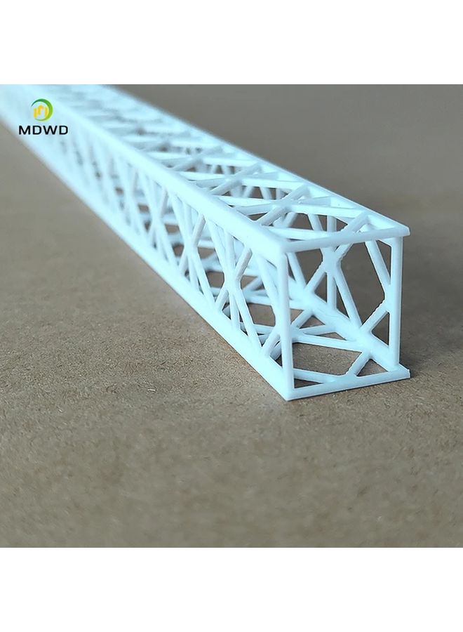 HO N 64 مقياس 0.67 بوصة نموذج سياج من الجمالون الفولاذي 5 قطع لتصميم القطار - Image 4
