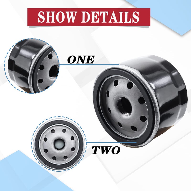 Yerbay 49065-7007 49065-0721 Oil Filter for Kawasaki FR691V FR651V FX600V FR730V FR541V FR600V FX600V FS730 FX600v FS451V FS481V FS691V FS651V FB460V FC420V FC540V FD501D FD590V (Pack of 3) - Image 4