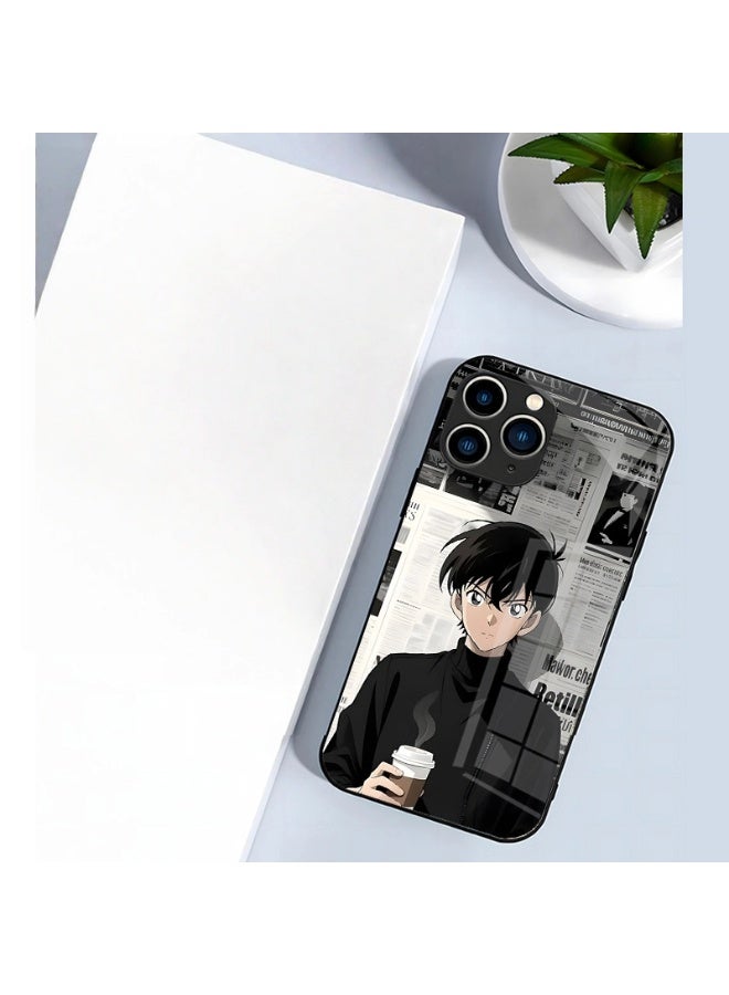 iPhone 17 Cover Classic Newspaper Design Tempered Glass Protective and Stylish - Image 2