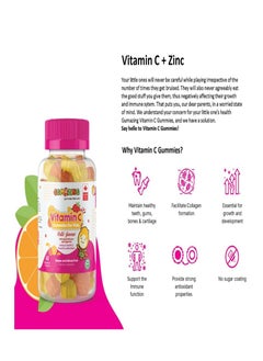 gumazing Gumazing Kids Vitamin C And Zinc Gummies 60 Pcs  - Image 2