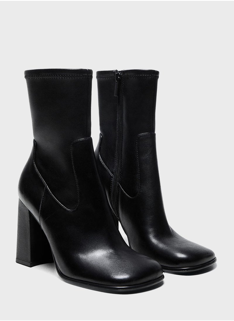 MANGO - Veleta Ankle Boots - Image 1