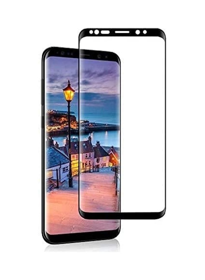 ICS Tempered Glass Screen Protector For Samsung Galaxy S9+ Clear/Black - Image 1