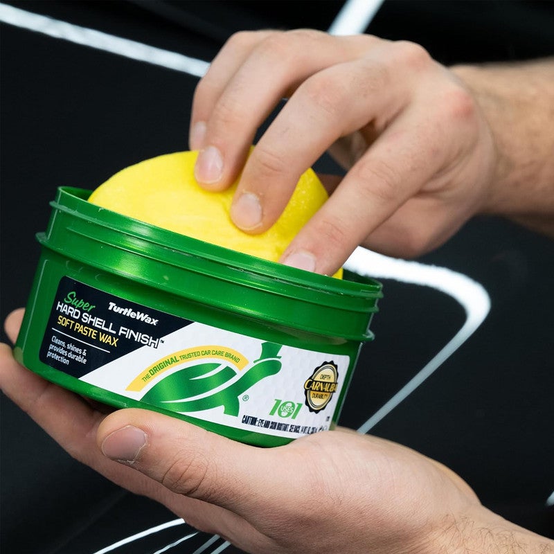 TurtleWax 5 Pieces Turtle Wax Super Hard Shell Finish Paste Wax Combo Pack – Long-Lasting Carnauba Protection, Deep Gloss Shine, Water Beading, Scratch Resistance – Multi-Pack Car Polish for All Vehicle Finishes. - Image 4