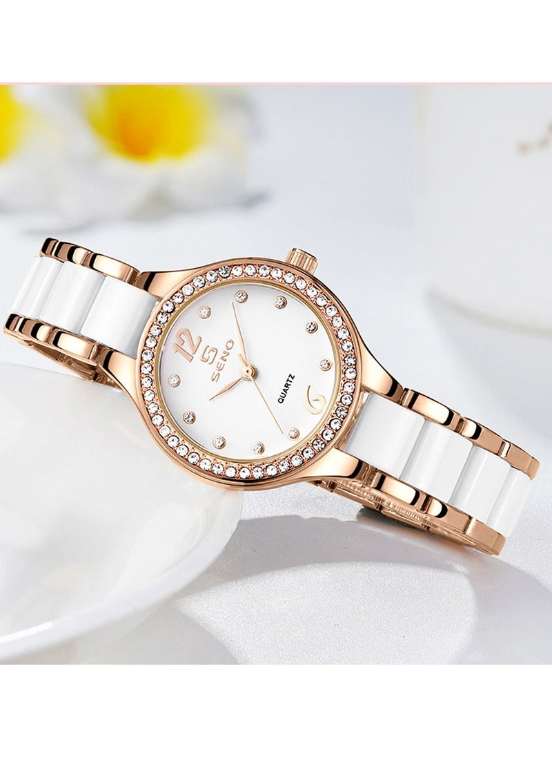 SENO - Fashion Quartz Womens Watches, Waterproof Women's Quartz Watch, Easy to Read Watch Fashion Watch Best Gift for Your Friend and Families - Image 1