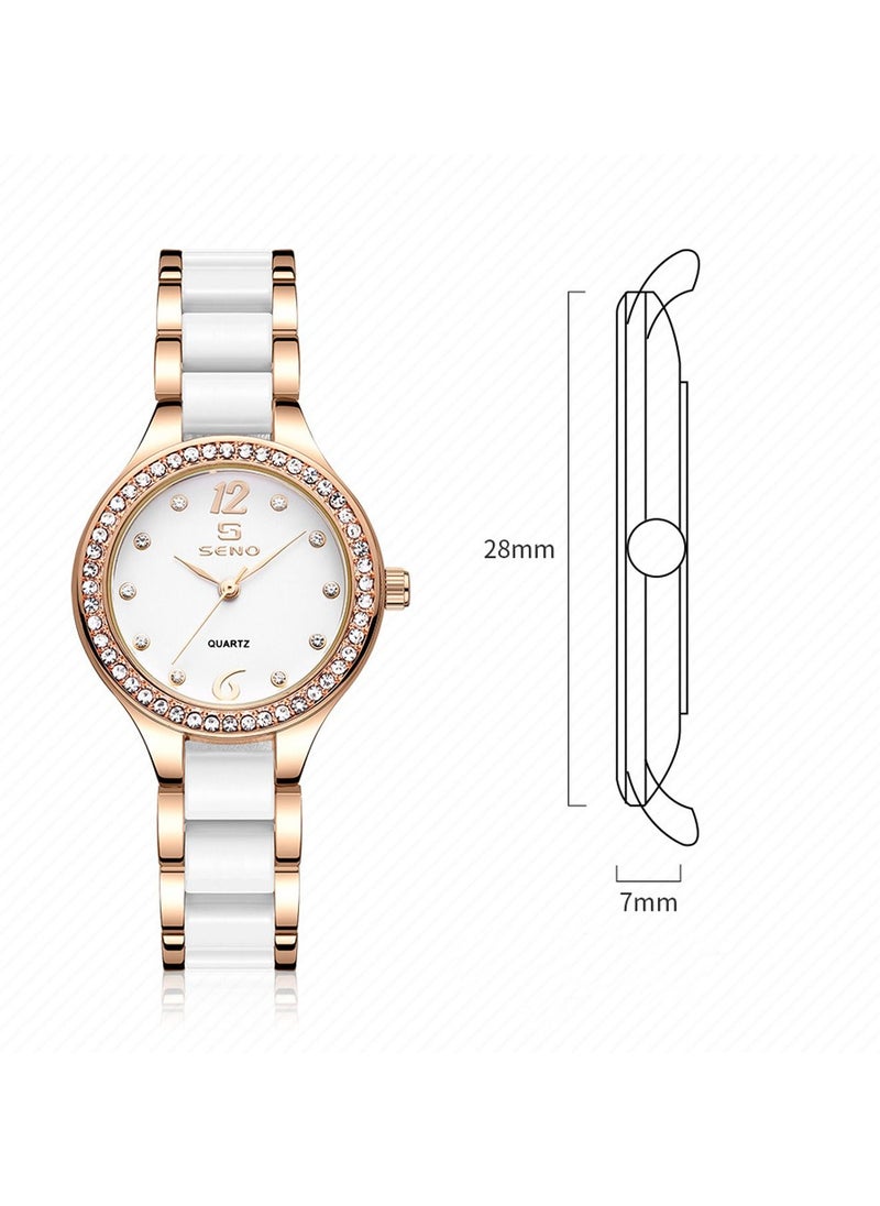 SENO - Fashion Quartz Womens Watches, Waterproof Women's Quartz Watch, Easy to Read Watch Fashion Watch Best Gift for Your Friend and Families - Image 1