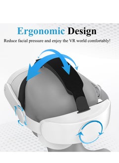 XICEN Adjustable Replacement Head Strap for Meta/Oculus Quest 3 Durable Headstrap Ergonomic Headband VR Accessories Enhanced Comfort and Reduce Facial Pressure  - Image 3