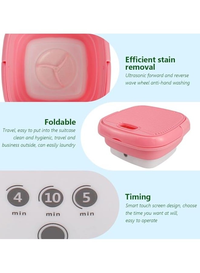 Portal AE Mini Foldable Washer and Dryer Set (1 pcs) pink - Image 2