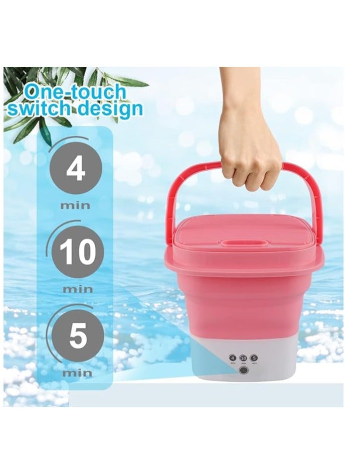 Portal AE Mini Foldable Washer and Dryer Set (1 pcs) pink - Image 4