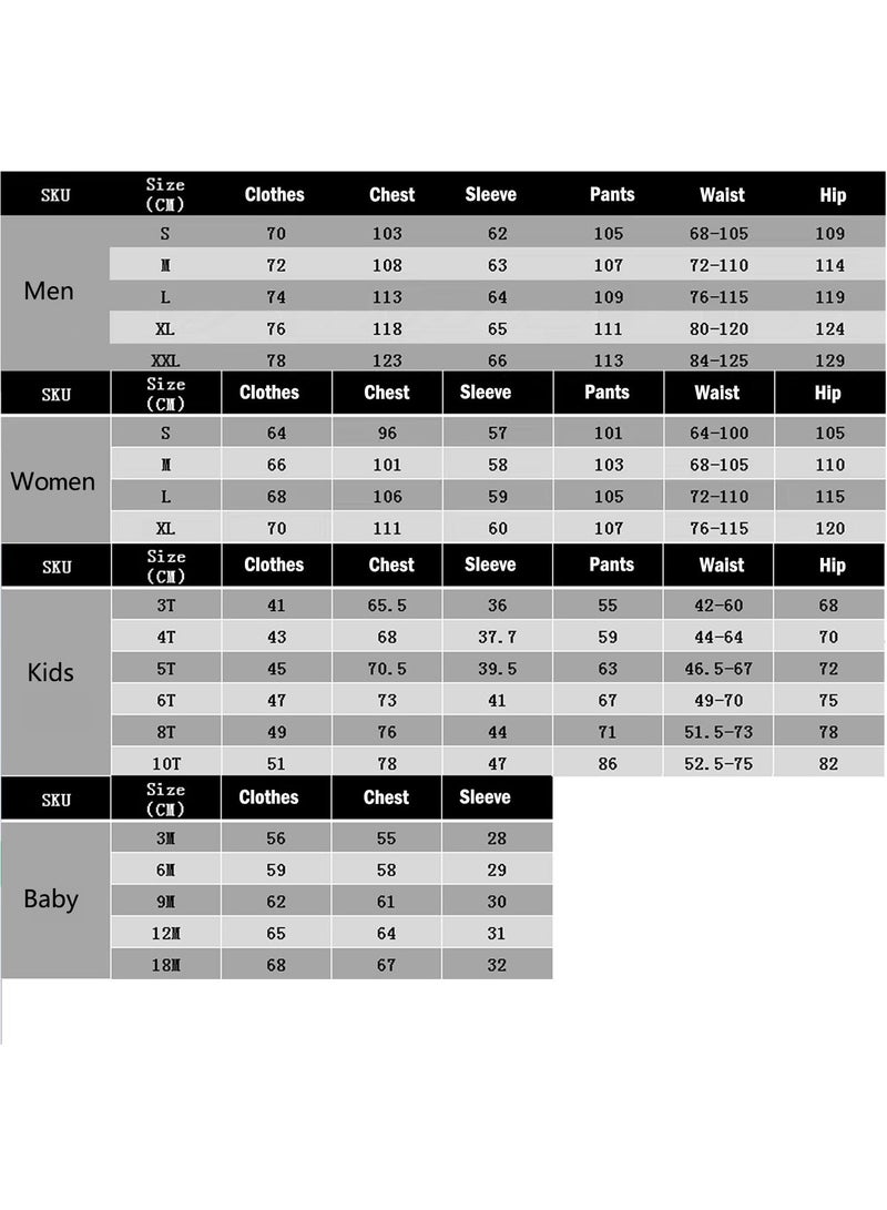 Animal Print Family Pajamas Matching Holiday Pajamas Set Long Sleeve Parent-Child Pajamas Home Wear Casual Wear Suitable for Men Women Kids and Babies New Year Pajama Party (Baby) - Image 4