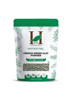 H&C HERBAL INGREDIENTS EXPERT مسحوق الطين الأخضر الطبيعي 227 جرام لوجهك  - Image 2