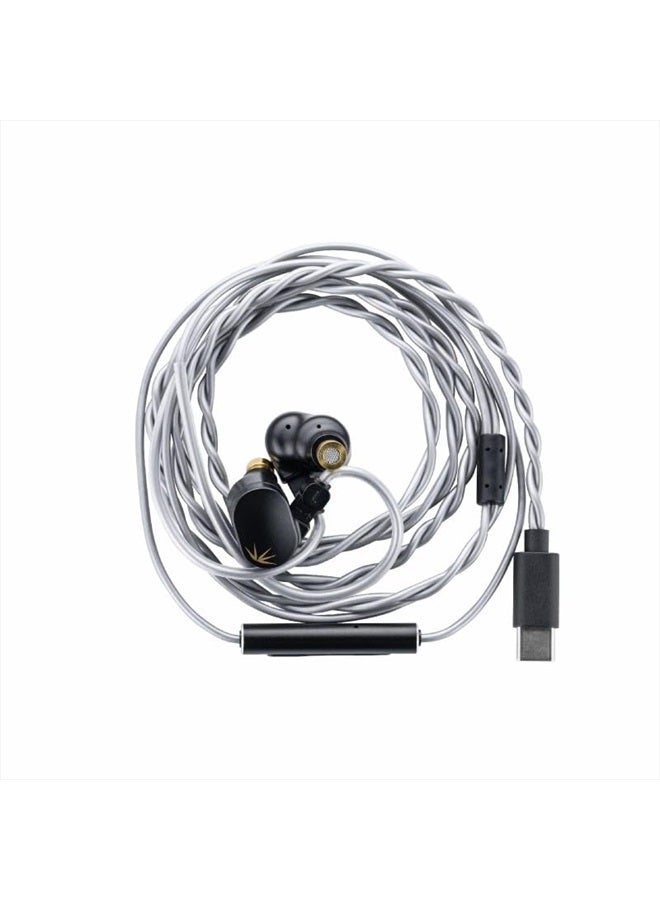 Moondrop CHU II DSP Headphones High Performance Dynamic Driver USB-C in-Ear Monitors Type-C with Microphone Earphone - Image 1