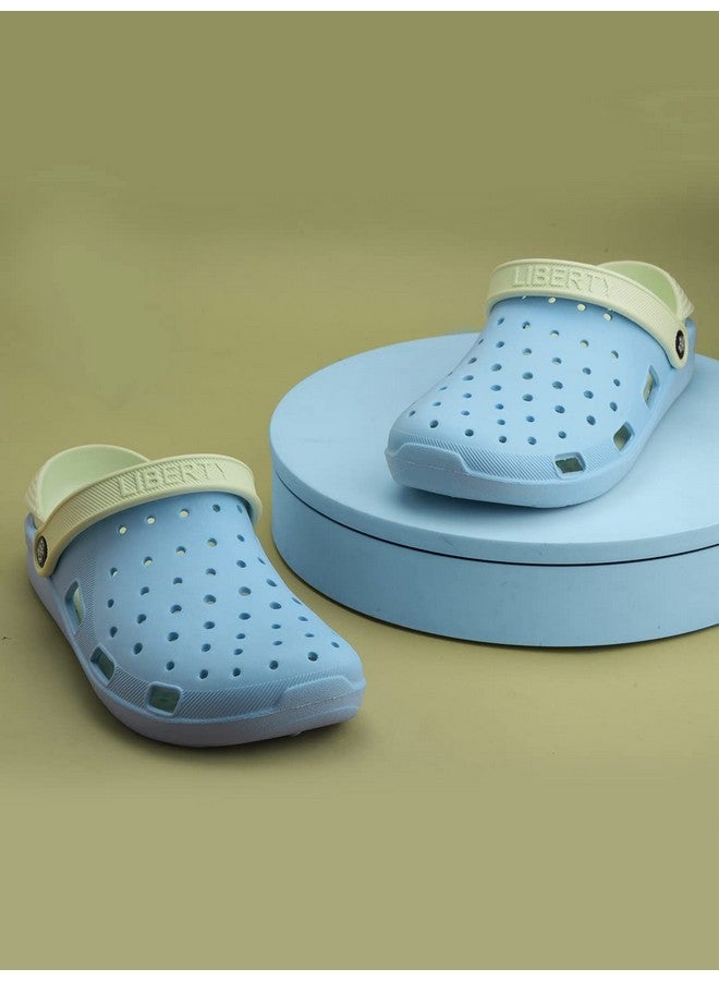 Liberty A-HA LPMXT-801 Slingback Casual Slip-On Clogs for Women with EVA Sole | Breathable & Lightweight | Soft & Comfortable Footbed | Stylish Home Footwear (S.Blue - 38 EU) - Image 2