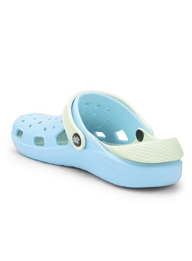 Liberty A-HA LPMXT-801 Slingback Casual Slip-On Clogs for Women with EVA Sole | Breathable & Lightweight | Soft & Comfortable Footbed | Stylish Home Footwear (S.Blue - 38 EU) - Image 4