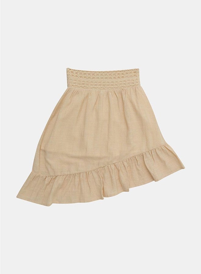 Tyess Girl Beige Skirt - Image 5