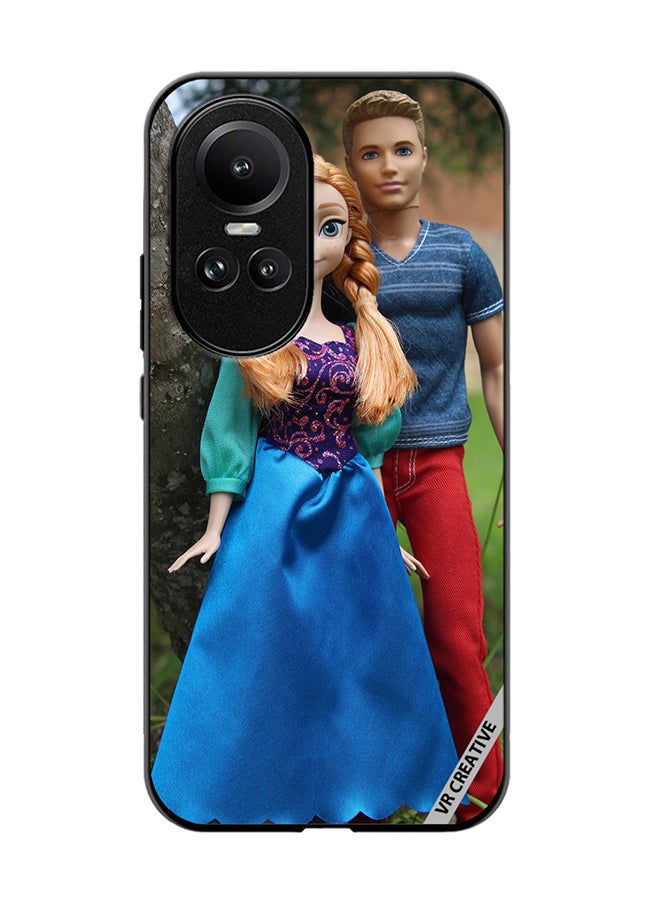 VR CREATIVE Protective Case Cover For Oppo Reno 10 Barbie With Boy Design Multicolour - Image 1