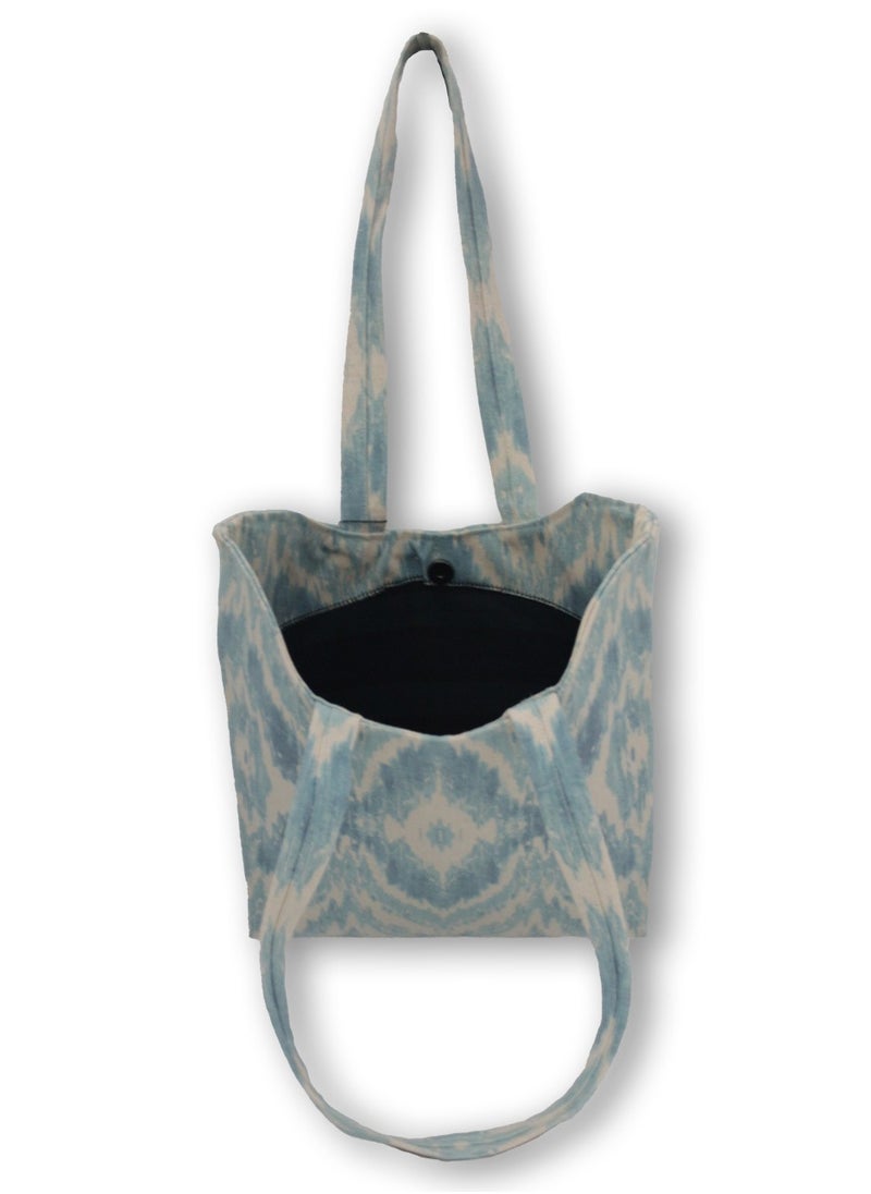 Gharibo Bags casual printed linen tote bag w230013a  - Image 3
