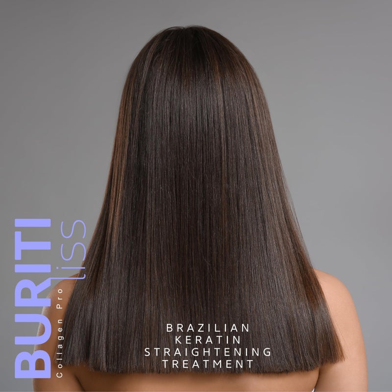 KERAZON Brazilian Keratin Straightening Treatment Kit 2Fl.Oz Buriti Liss Collagen Pro For All Hair Types - Image 5