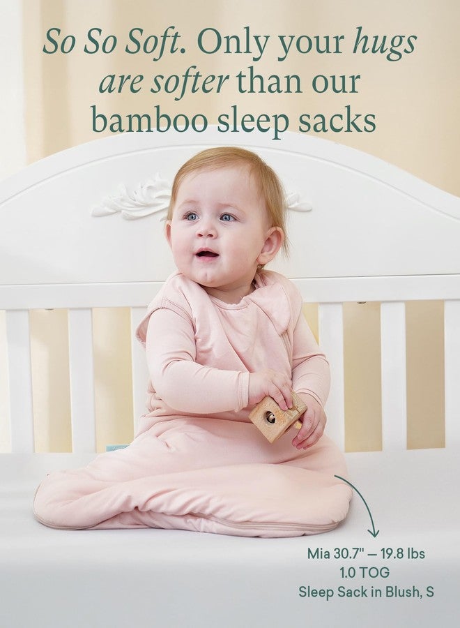 PurComfy Supersoft Sleep Sack 1.0 TOG, Premium Bamboo Viscose Baby Sleeping Bag, 2-Way Safe Zipper Sleep Sacks 6-15 Months - Image 3