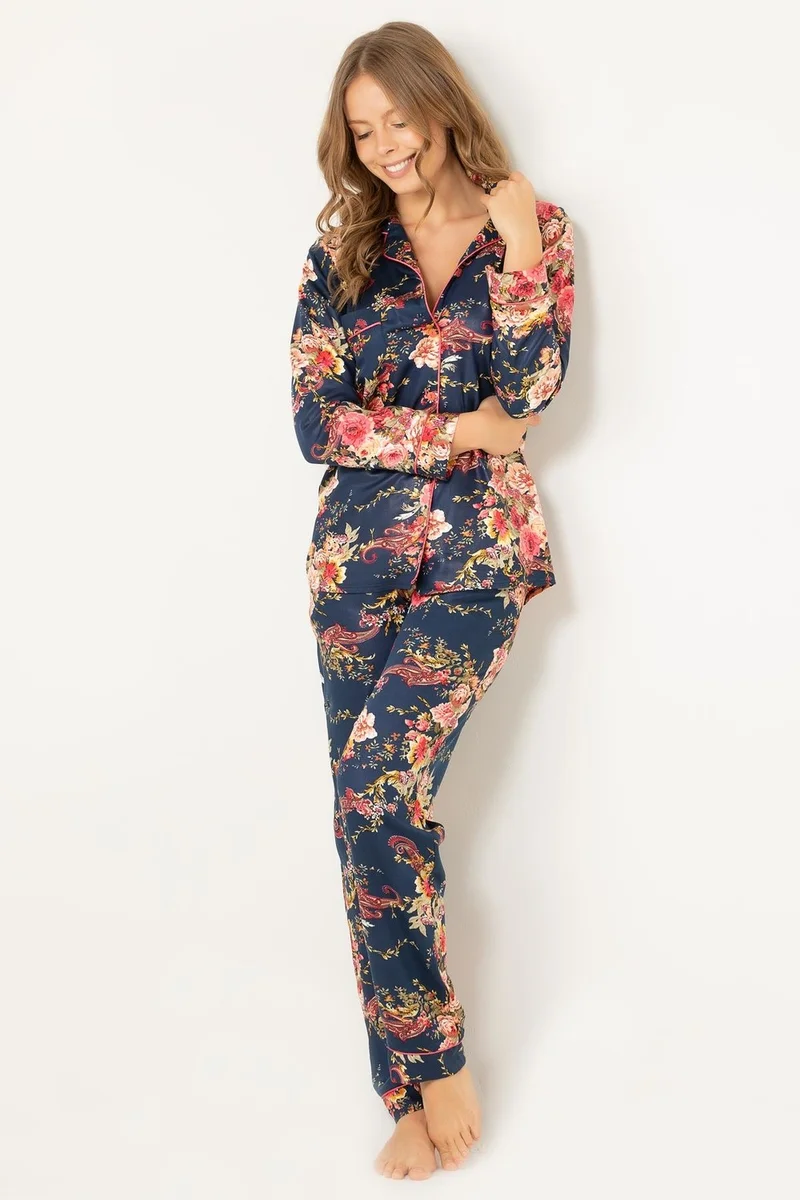 DoReMi Natural Viscose Soft Buttoned Pajamas Set