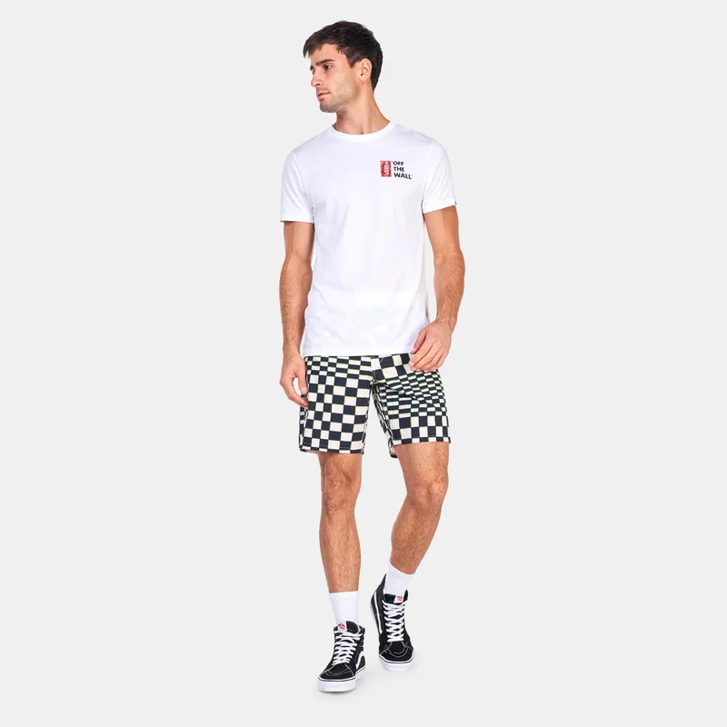 VANS Men's Skewed Checkerboard Board Shorts