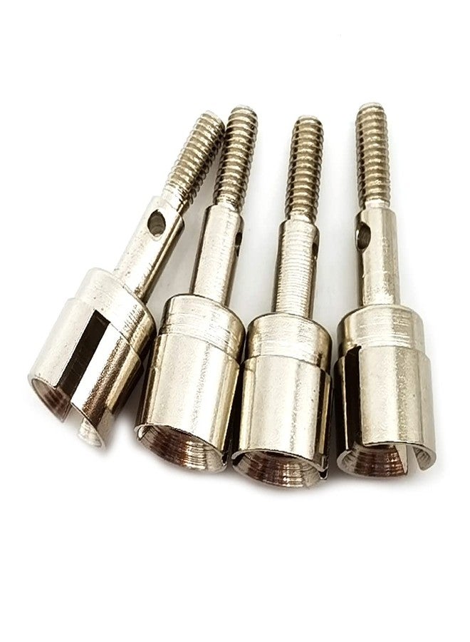 فايوان FainWan 4 قطع معدنية لمحور العجلات، محول محور القيادة، كأس المحور 02033، متوافق مع HSP 94123 94111 Red-cat Exceed 1/10 RC Car Buggy Truck - Image 2