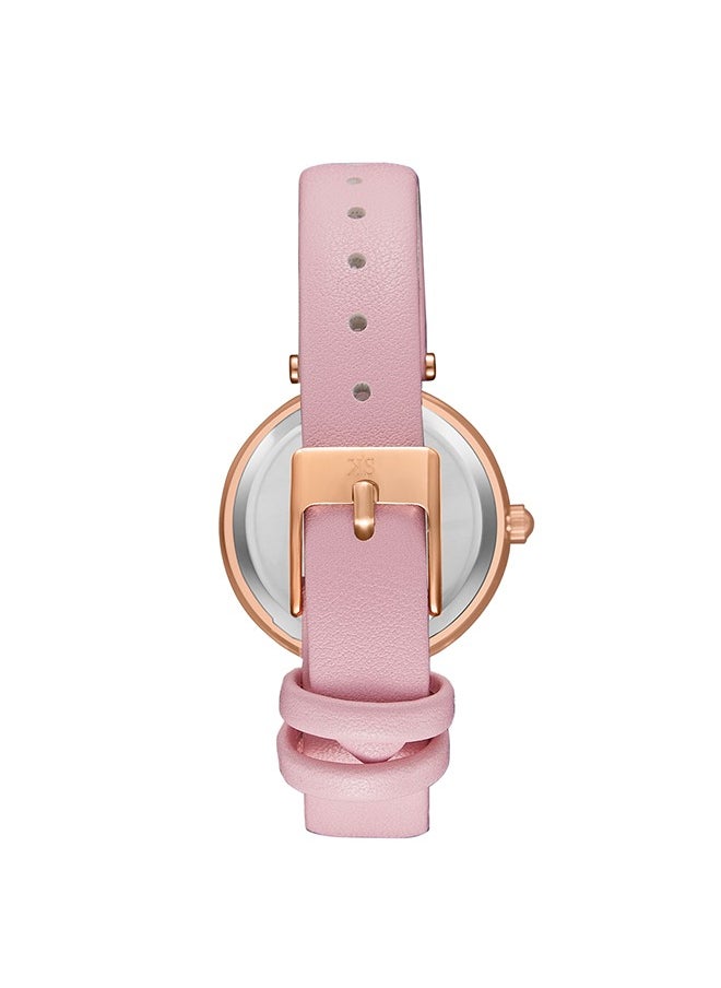 KENNETH SCOTT Women's Polyurethane Analog Watch K23539-RLPW - 32 mm  - Image 3