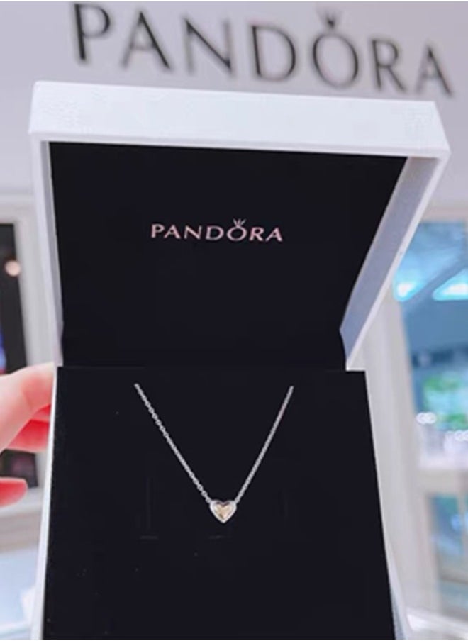 Pandora Violet - Pandora heart shaped pendant necklace - Image 1