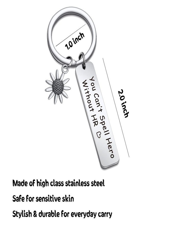 NOTHERS RSZOTW HR Keychain Human Resources Gifts Appreciation Jewelry for HR Director Coworker Friend Gifts Human Resources Professional Keychain - Image 2