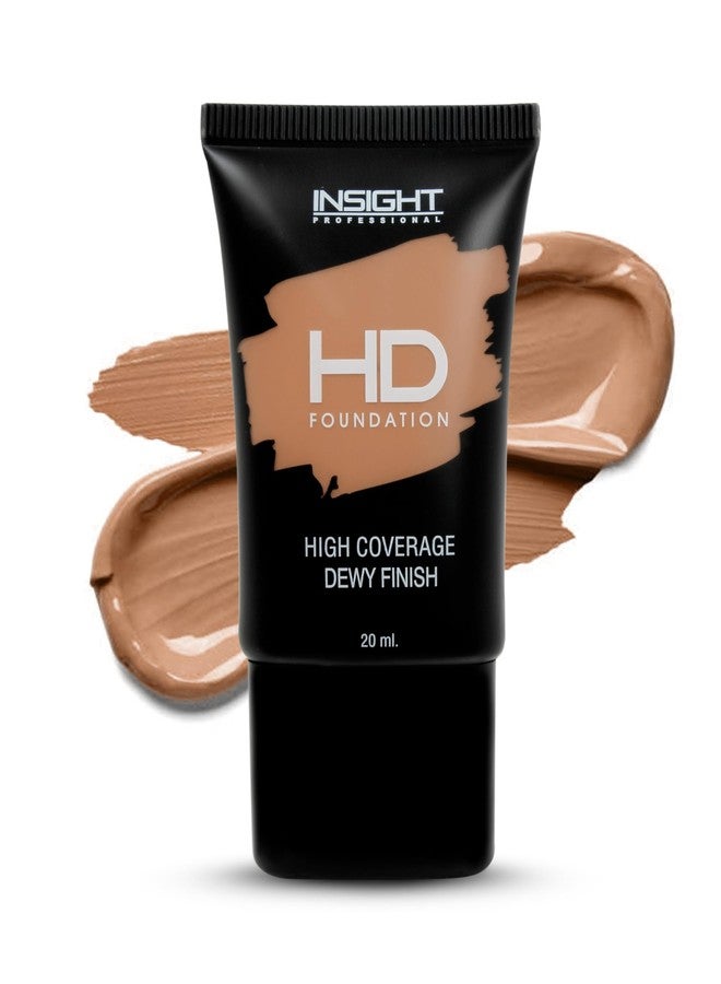 INSIGHT HD Foundation | Dewy Finish | High Coverage| Blurring Properties| Lightweight | Fragrance Free |Flawless Look| Shade-MN20 - Image 1