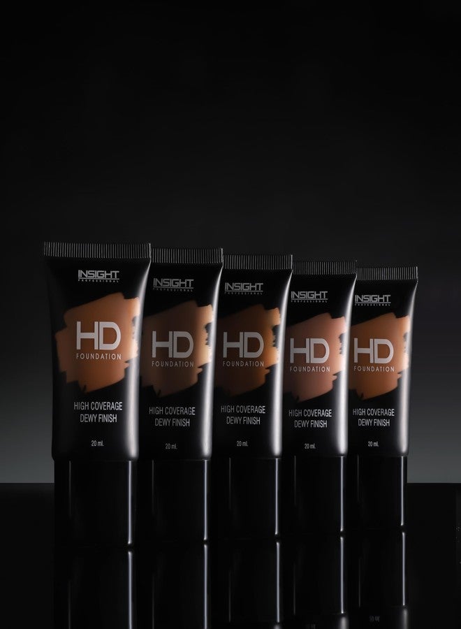 INSIGHT HD Foundation | Dewy Finish | High Coverage| Blurring Properties| Lightweight | Fragrance Free |Flawless Look| Shade-MN20 - Image 3