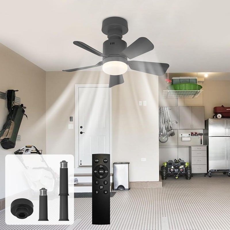 GEADI Global assorted color picks Ceiling Fans with Lights and Remote Control, 36w Screw in Ceiling Fan Light Dimmable,Quiet ceiling Fan 5 Blades for Bedroom,Living Room Kitchen 3 Color Temperature,4 Speeds,Timing,∅45 cm,black Local available supply - Image 1