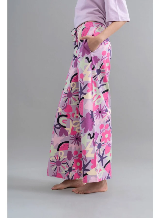 نسيسيرا Enchanted Purple Cotton Pajama Set