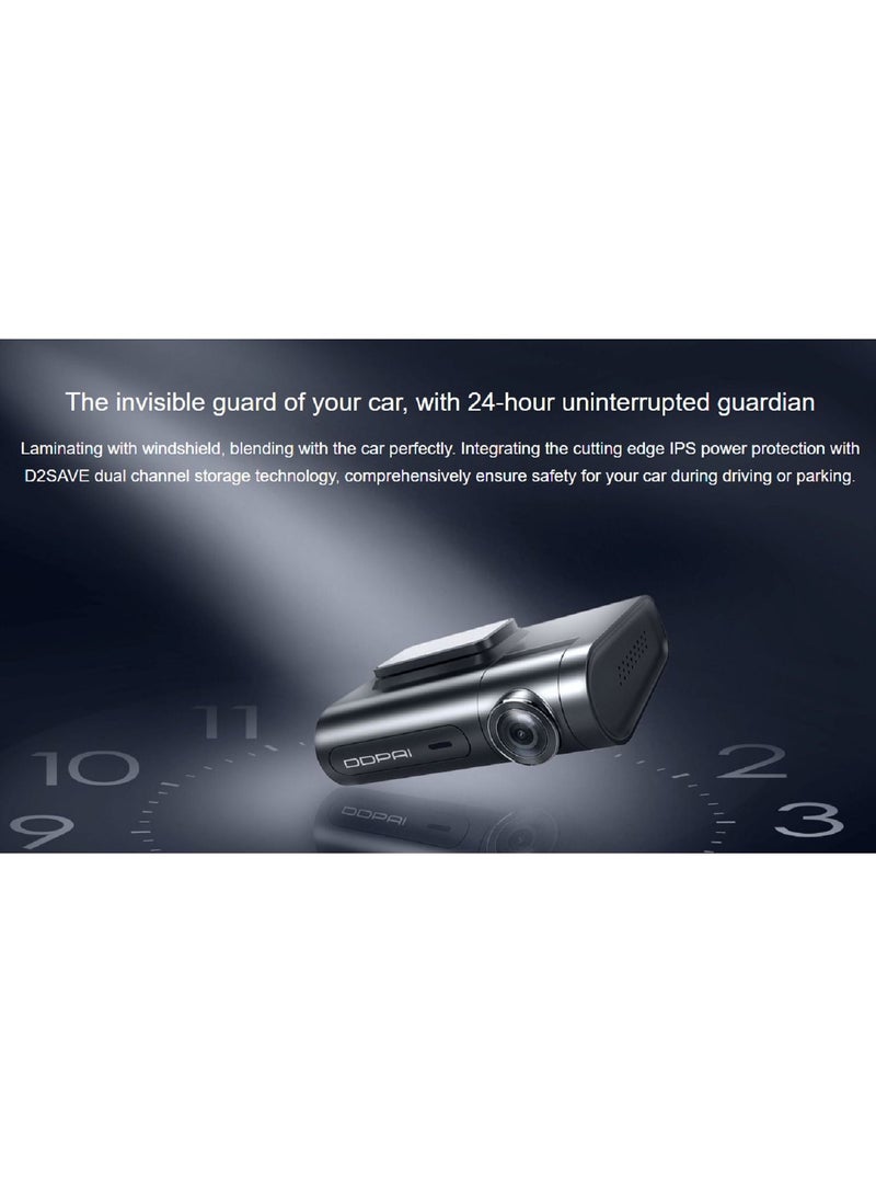 ddpai DDPAI X2S PRO Parking Monitoring Master 24-hour parking monitor IPS power management 1440P HD recording Front and rear HD recording  - Image 3