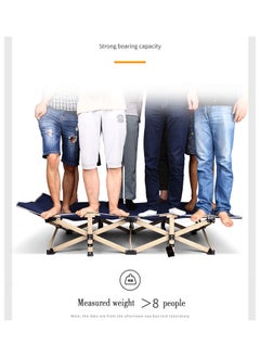 Generic Beauenty Folding Camping Bed, Portable Easy Set Up Camping Cot with 150kg Load Capacity, Multifunctional Sleeping Bed for Travel, Beach, Hiking, Vacation, Office Naps, Hospital Escort  - Image 4