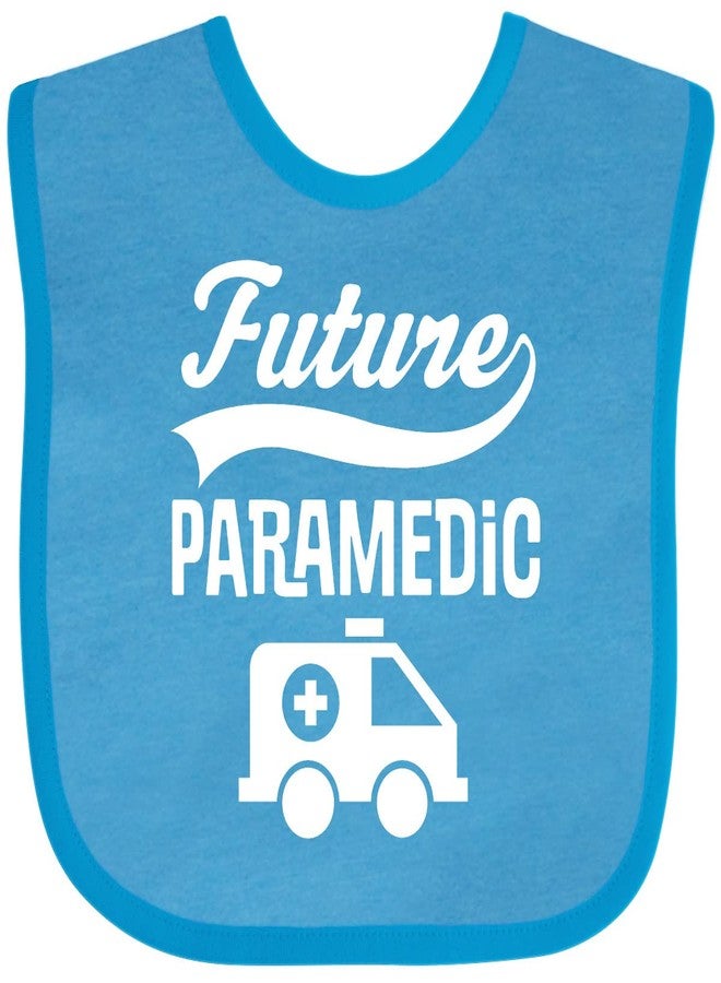 inktastic Future Paramedic Ambulance Baby Bib Turquoise 31ef4 - Image 1