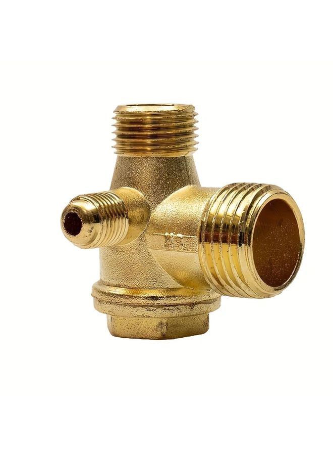 Zinc Alloy One Way Check Valve For Air Compressors 1pc - Image 1